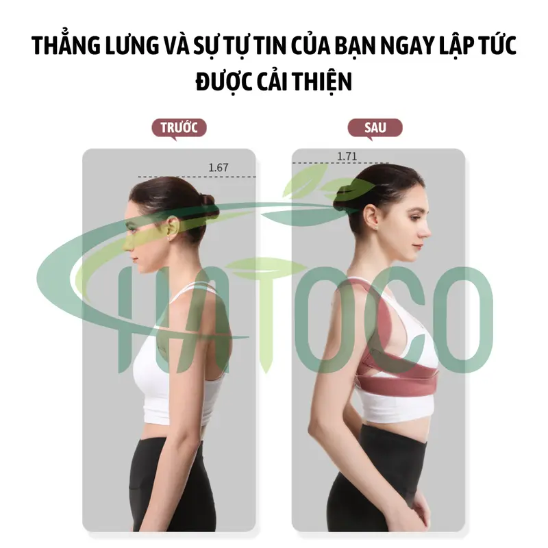 Đai Bảo Vệ Vòng 1 Hatoco Nâng Đỡ Vòng Một Khi Tập Gym, Khắc Phục Gù Lưng 5