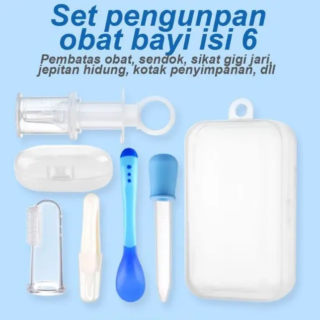 Set alat pemberi obat bayi baby medicine feeder pipet sendok bayi