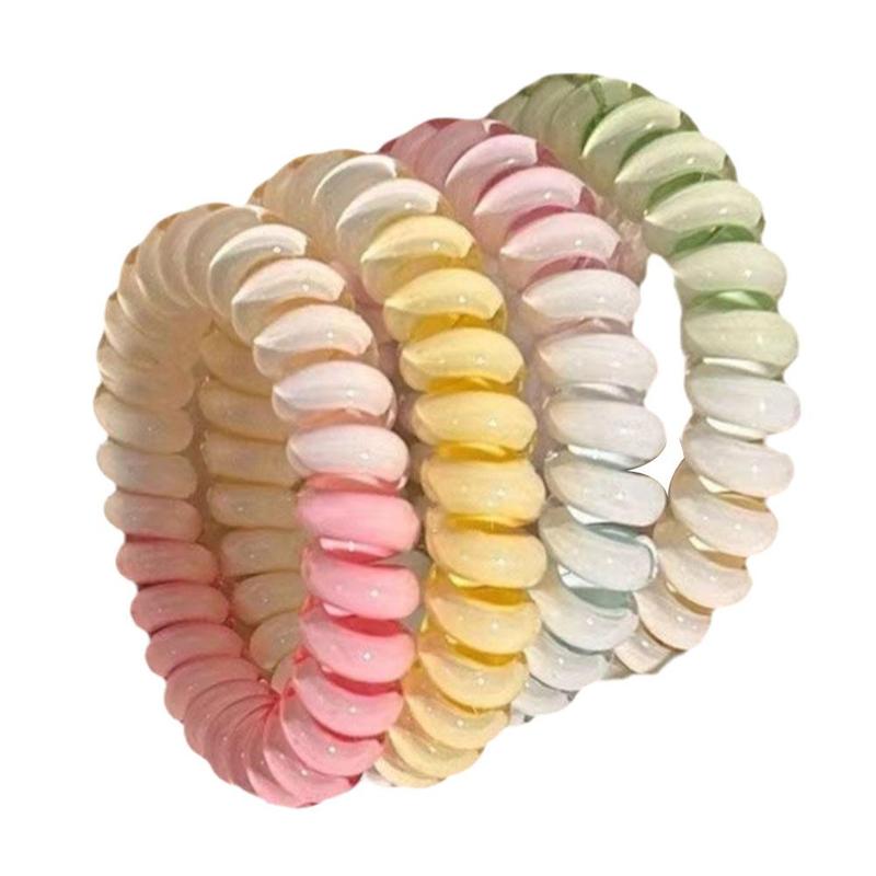 Product Introduction of 4pcs Phone Ring Headwear Hair Rope High Elasticity And Unbreakable Ins Wind 19