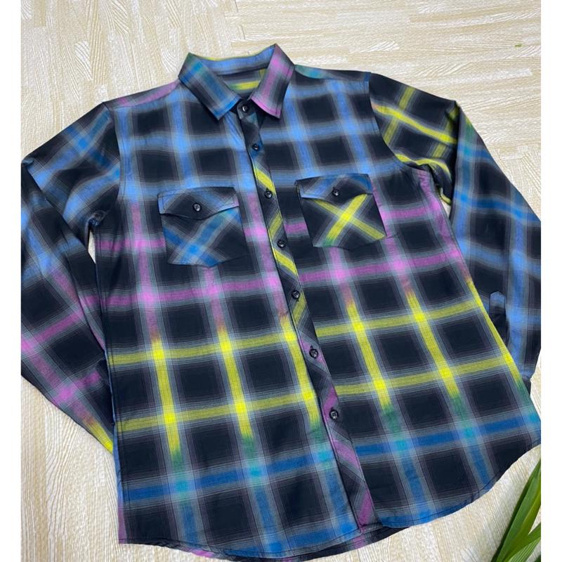 Áo sơ mi THÊU affi dài tay bảy màu cho nam chất kate mát mịn đẹp Menswear Cổ Tròn Có Cổ 3