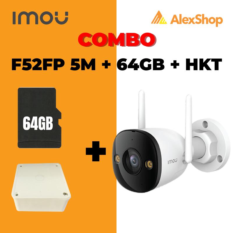 [COMBO-5M] Camera Ngoài Trời Imou F52FP (5M) + Thẻ Nhớ 64Gb + HKT - Camera Ngoài Trời
