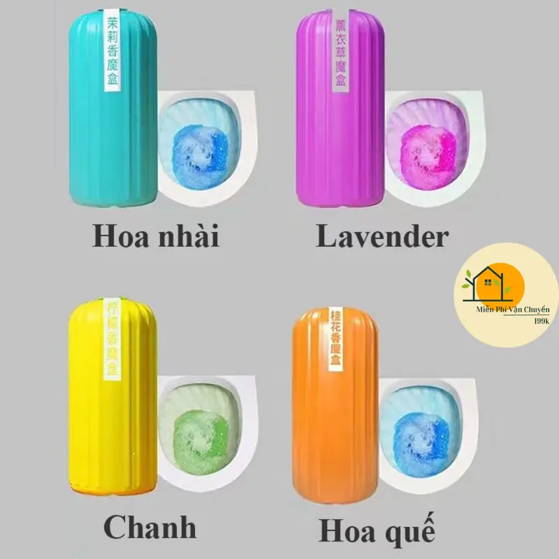 Lọ Thả Bồn Cầu Chai Thả Bồn Cầu Mẫu Mới Diệt Khuẩn  Làm Sạch  Khử Mùi Hương Hoa Tự Nhiên Tươi Mát AnToàn 88397 5