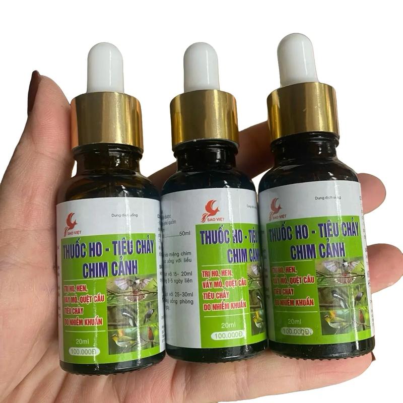 Hỗ trợ trị Ho tiêu chảy cho chim cảnh của Sao Việt