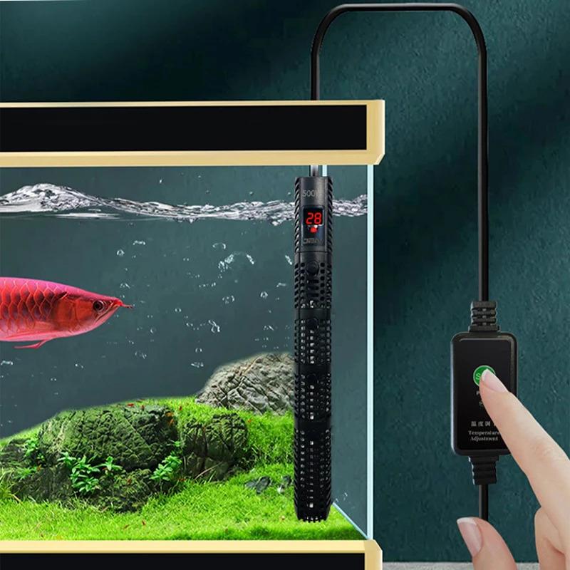 Aquarium Submersible Heater Fish Tank Water Heating Rod Constant Aquarium Thermostat Temperature Control 220-240V 50-500w 5