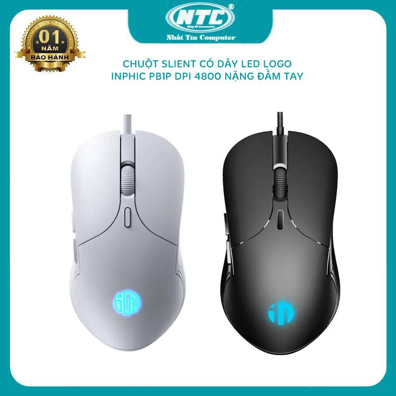 Chuột gaming có dây 6D INPHIC B1 slient cực êm DPI 4800 - thiết kế vừa vặn rất đầm tay (2 màu) chuot maytinh chuột  gaming
