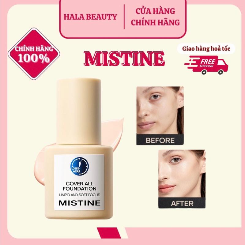 [MISTINE] ￼ Kem Nền Dưỡng Ẩm Mistine Dạng Lỏng 30g Che Phủ Khuyết Điểm Làm Kiềm Dầu Không Xuống Tone