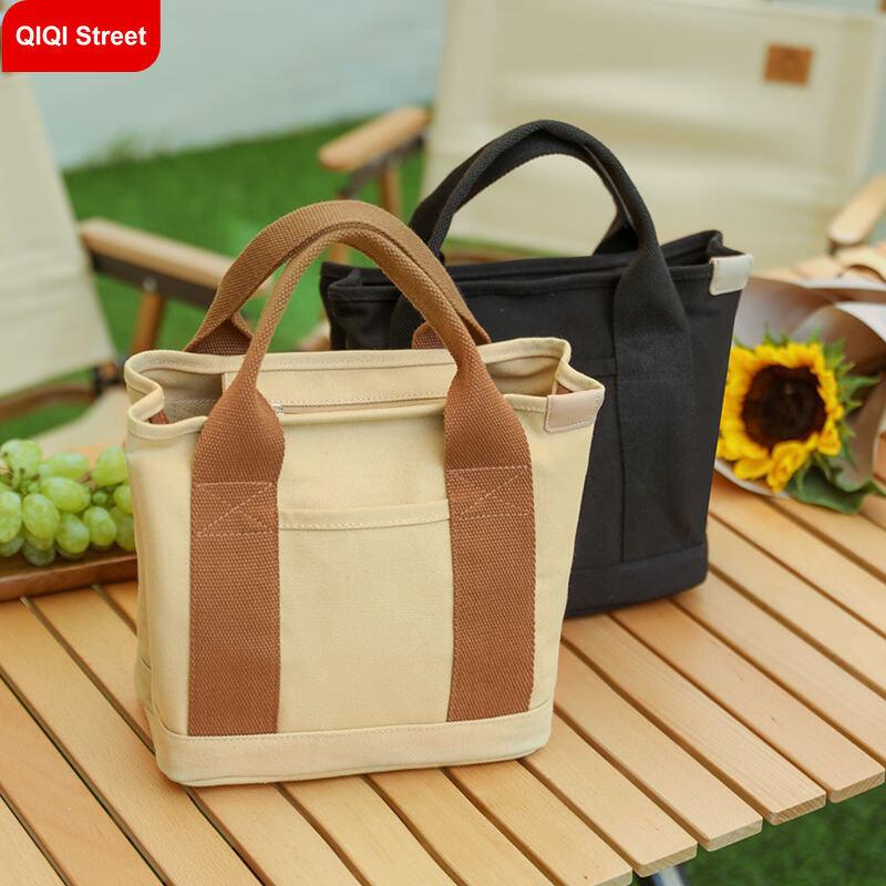 Product Introduction of Cross-body bag small mobile phone bag, Japanese canvas bag, mini cute shoulder bag, handbag, mom bag, multi-compartment large capacity mobile phone bag 5