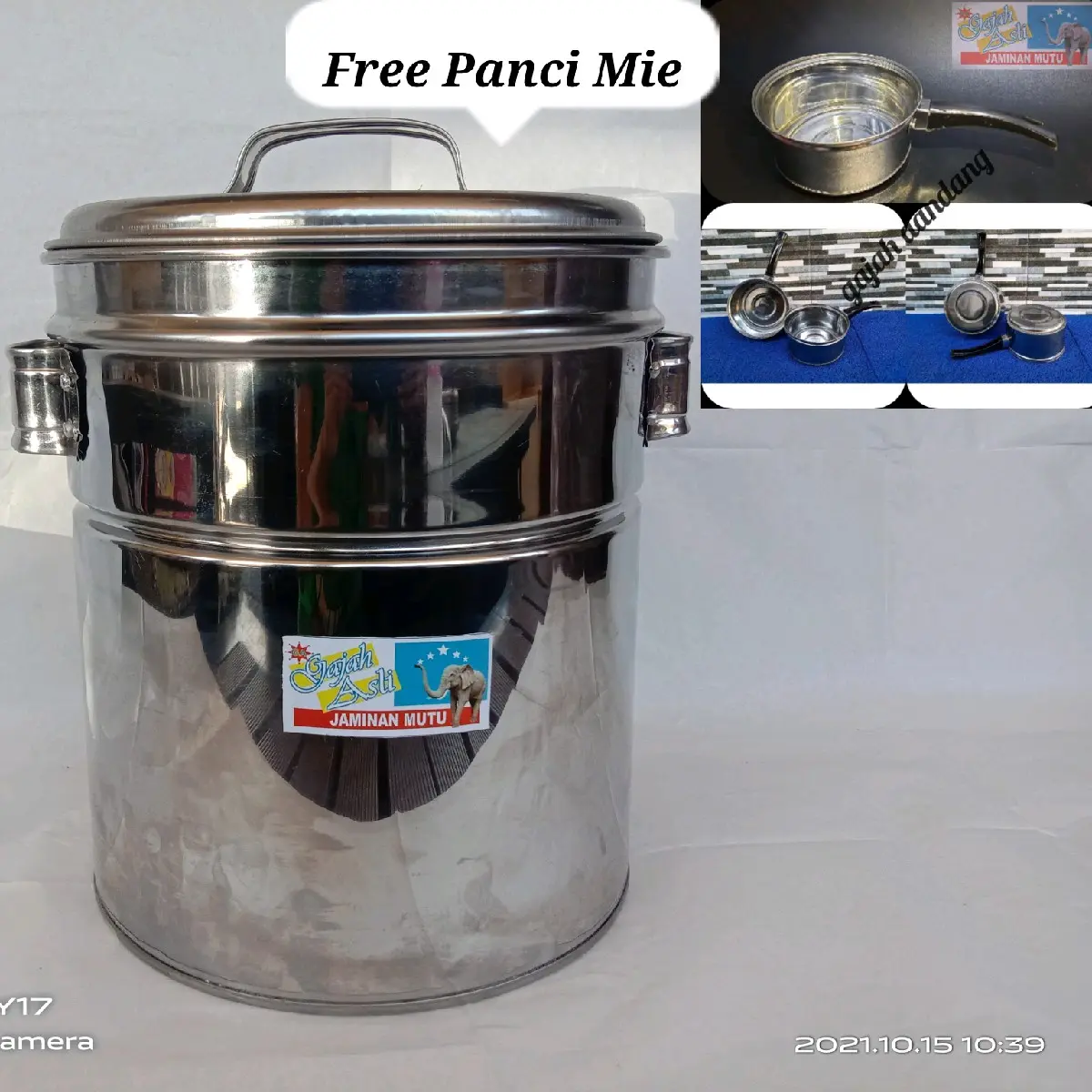 BEST SELLER BISA COD.!!? Bakso 22cm gratis Panci Susu Air Air Dandang