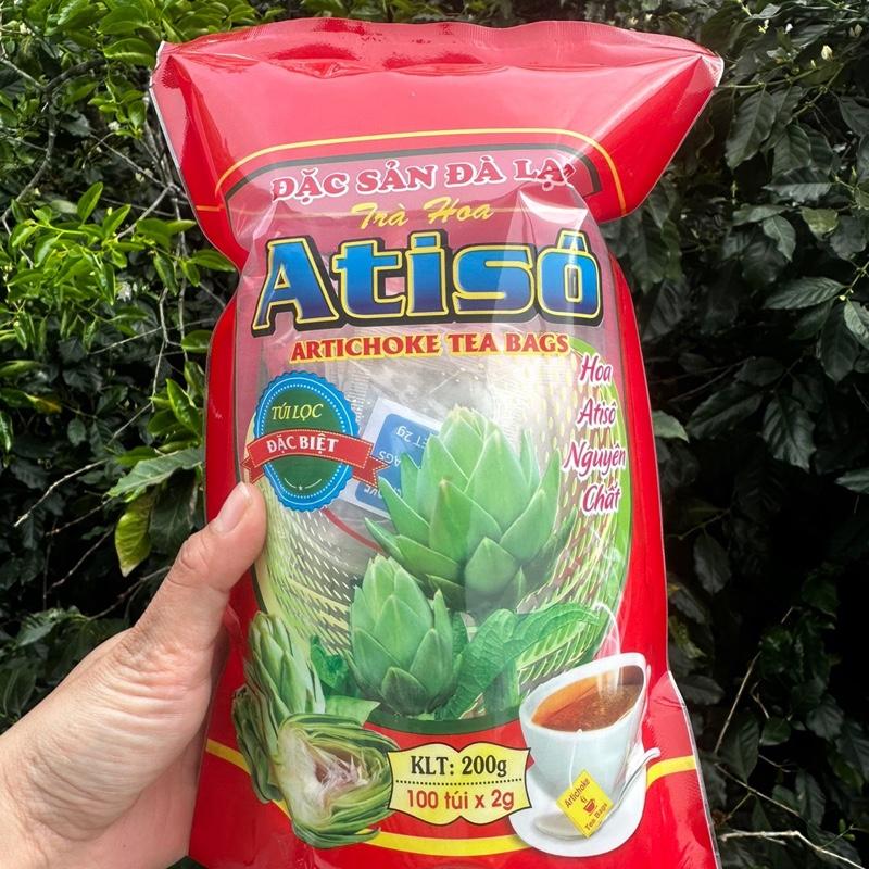Trà Atiso Túi Lọc 100 Túi . Đặc Sản Đà Lạt ngọt nhẹ Thơm Ngon ,Dễ Uống.