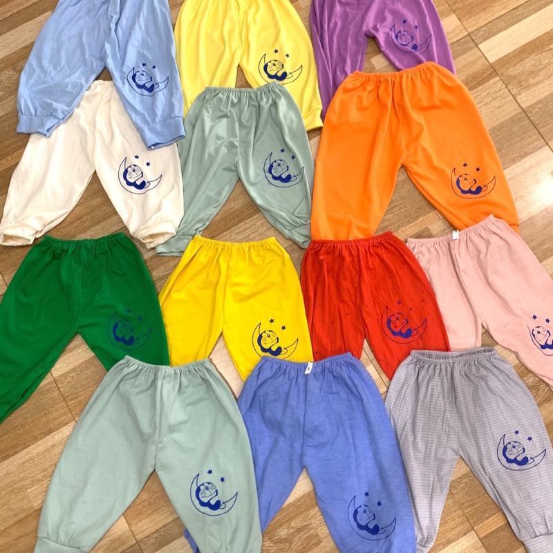 Set 20 quần dài mặc thu đông cho bé trai bé gái từ 3-16 kí, mua lẻ với giá sỉ Cotton