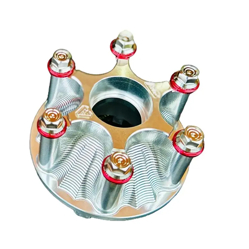 Cùi đĩa nhôm ATR Ex150 Malasia mẫu 3D phụ tùng - Nhôm Trắng - Phanh 0