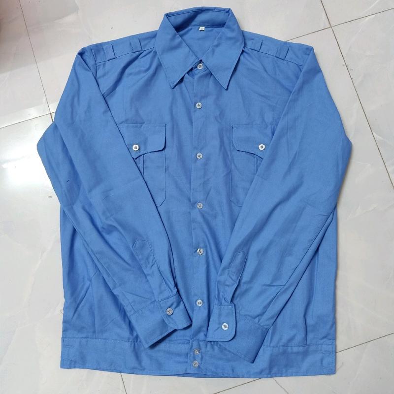 Áo bảo vệ, áo vệ sỹ dài tay Nam Sơ Mi áokhoác security đoànviên quan a M Hooded đồng  phục