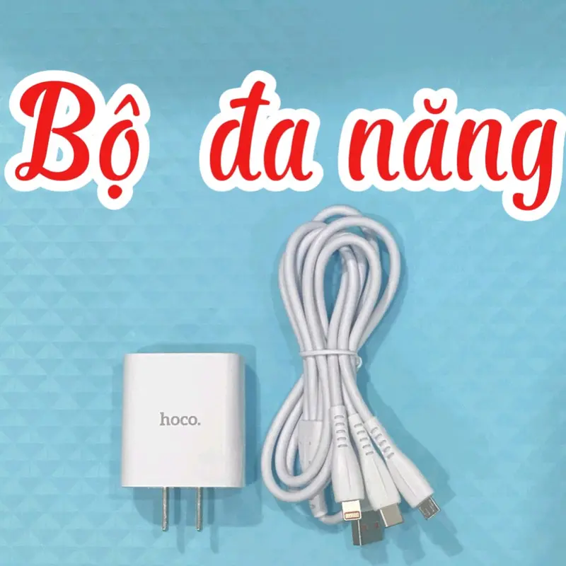 Bộ HOCO sạc nhanh công suất 20w dùng cho các dòng máy bảo hành 12 tháng Phụ Kiện 0