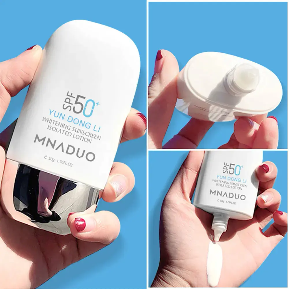 Whitening UV Sunscreen Cream SPF50+ Sunblock Moisturizing Anti Aging Dust Oil Control Reduce Melanin Skin Care