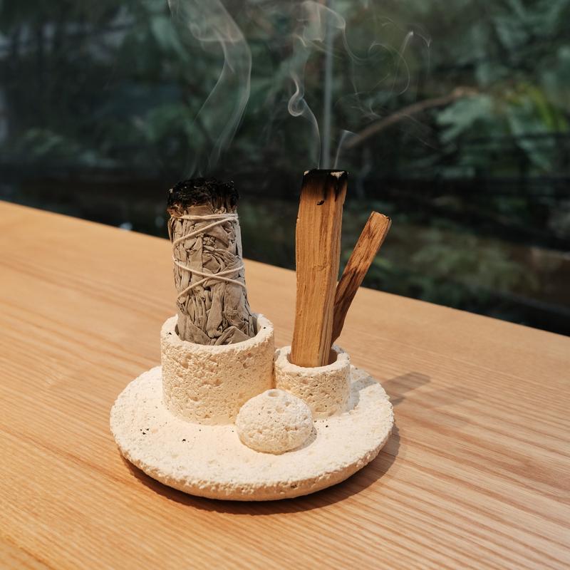 Bộ Thanh Tẩy Nhà Cửa Xô Thơm Trắng & Palo Santo Nhà Mình