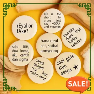 Pin Button Kata Kata Lucu | Pin Texs | Bags Pin | Pin Aesthetic