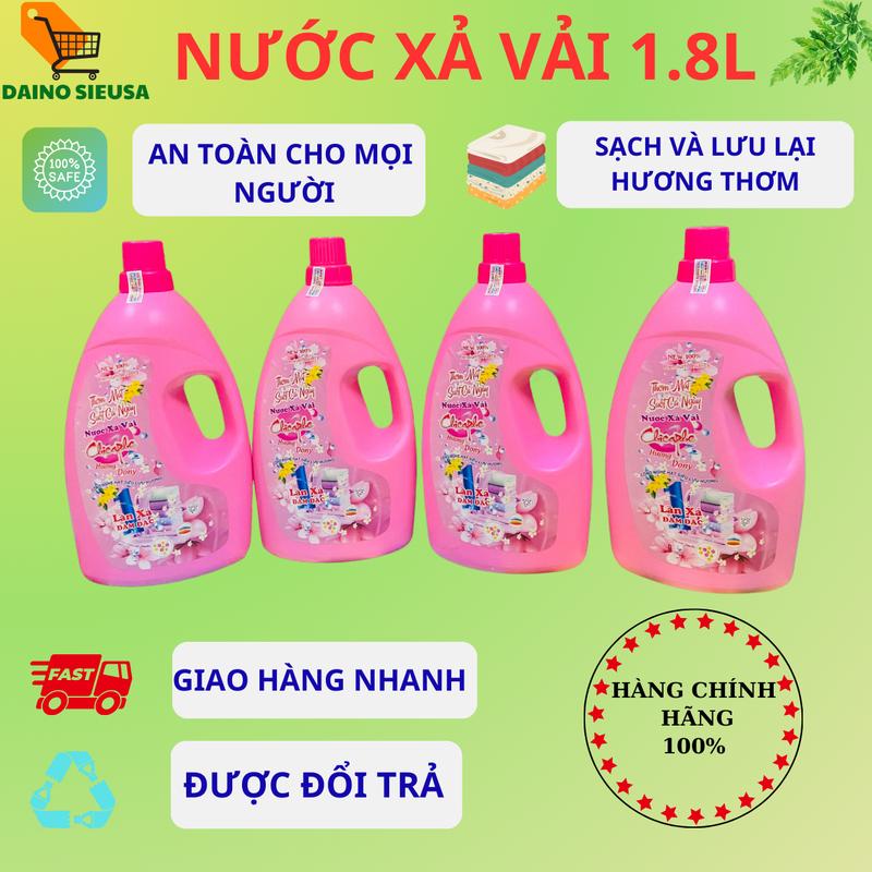 Nước xả vải cao cấp Chicaphe 1.8L hương nước hoa, ĐẬM ĐẶC, lưu hương, bền vải - Shop Bố Daino chất lỏng đỏ angel +cam hồng chất lỏng đỏ angel +cam hồng 7