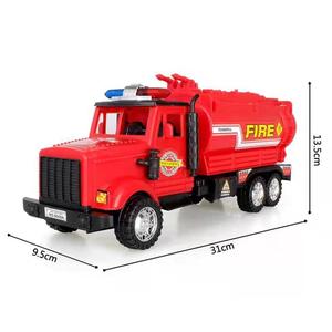 Children's Large Toy Car Simulation Inertia Engineering Tank Truck Fire Truck City Rescue Boys Pretend Play Toy Car truck  toys barilan  toys  kids