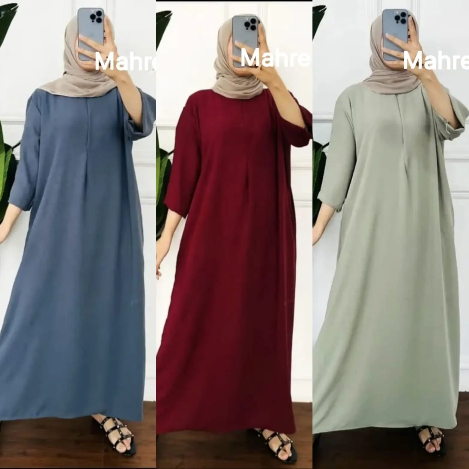 DASTER CRINGKLE POLOS MODEL TANGAN 3/4 KEKINIAN MUAT JUMBO