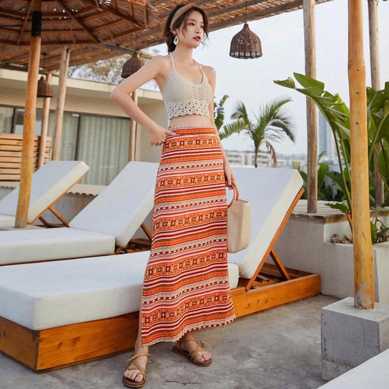 Product Introduction of Bohemian Holiday Beach Knit Halter Camisole Sexy Backless Top Tank Embroidery Hollow-out D4M3 28