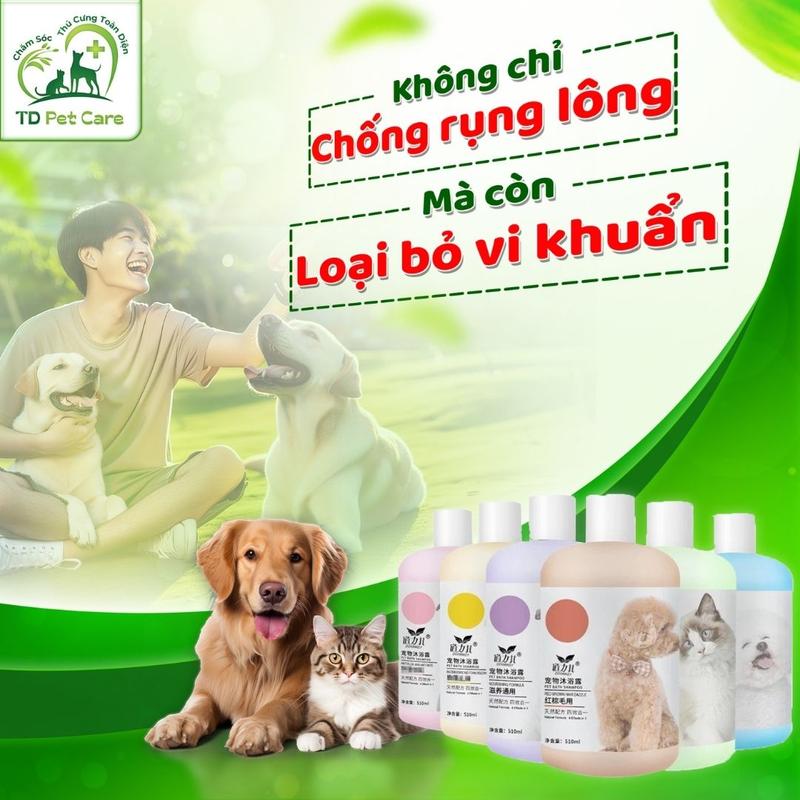 Sữa Tắm Cho Chó Mèo Thơm Lâu Mượt Lông DORRYKEY
