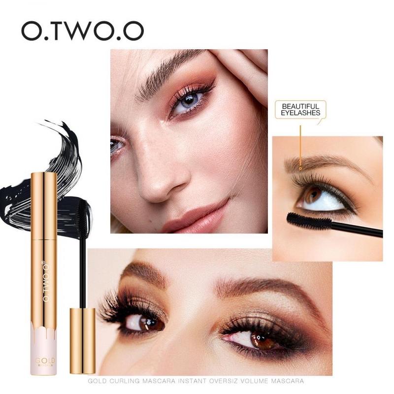 Product Introduction of O.TWO.O Mascara Gold Mascara Black Waterproof Long Lasting Curling Eyelash maskara 0