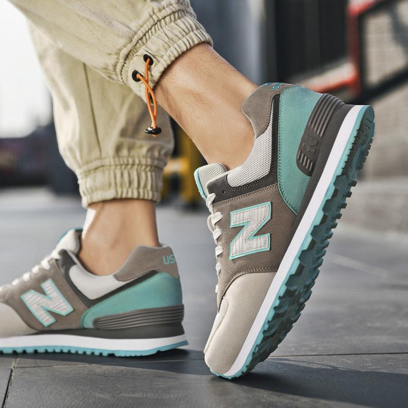 Giày Nam, Hàng Mới Về, Thời Trang Thường Ngày Bailun, Giày Chạy Bộ Ngầu Nb, Giày Thể Thao Cặp Đôi, Giày Nữ Thường Ngày Chạy Bộ 574, Chống Trượt, Chống Mài Mòn, Thoải Mái Sneaker Hoa Shoes