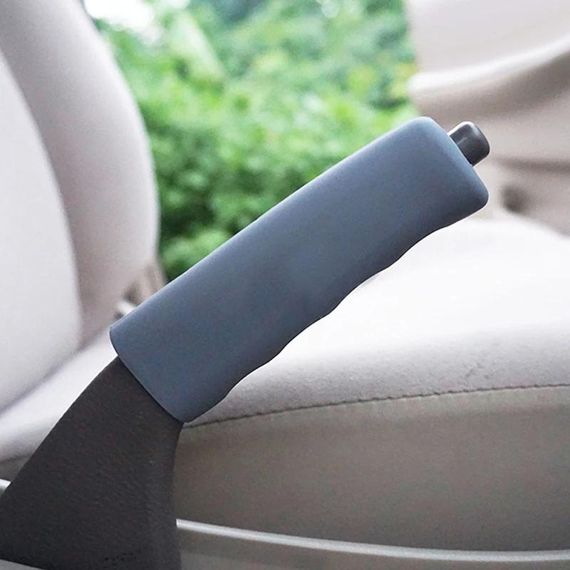 Product Introduction of Hand Brake Set Universal Car Handbrake Sleeve Silicone Cover Anti-Skid Auto Parking Brake Car Handbrake Decorative Shell 15