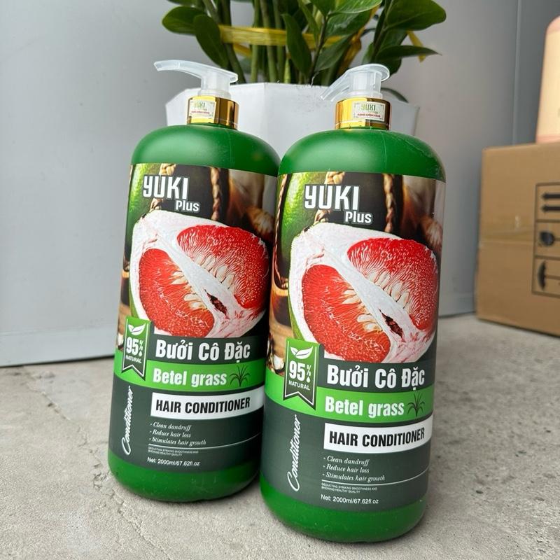    Yu.ki Bưởi 2000ml   Dầu Gội Xả Bưởi 2000ml Siêu Thơm Mượt Tóc Dưỡng Tóc Với Vitamin C & Tinh Dầu Hoa Bưởi Giúp Ngăn Ngừa Gàu 