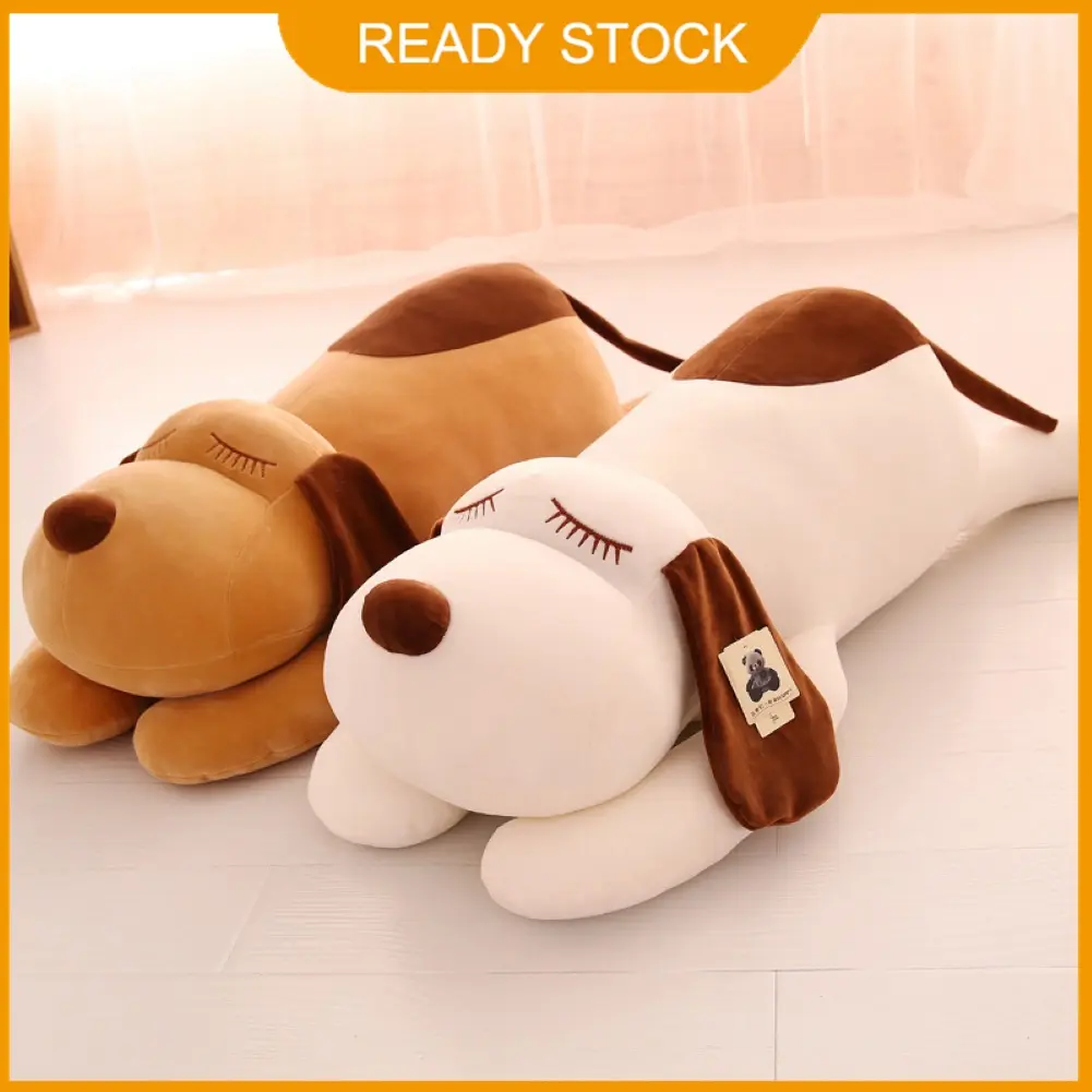 TERN Kids Cute Lying Dog Stuffed Doll Soft Plush Toy Home Sofa Car Decor Girl Gift