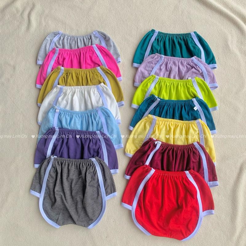 Combo 20 Quần Đùi Bí Ngô Cotton Cho Bé, Thiết Kế Thời Thượng, Màu Sắc Sáng Tạo - Vải Cotton