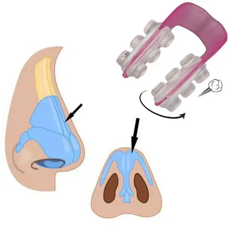 Kẹp Định Hình Mũi, Nâng Và Định Hình Mũi, Thiết Bị Định Hình, Thẳng Và Thon Gọn Hơn, Làm Bằng Silicon, Không Đau Và Làm Tổn Thương, Dụng Cụ Làm Đẹp 3