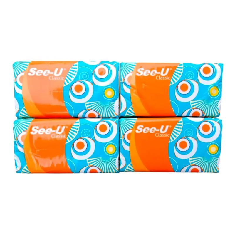 Paket 4 pcs tissue see u facial 250 sheets 2 ply 0