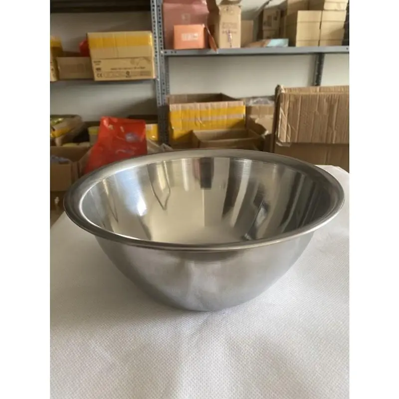 Bát inox rửa mặt | bát đựng nước chuyên dùng cho spa size 22cm, 24cm Skincare 5