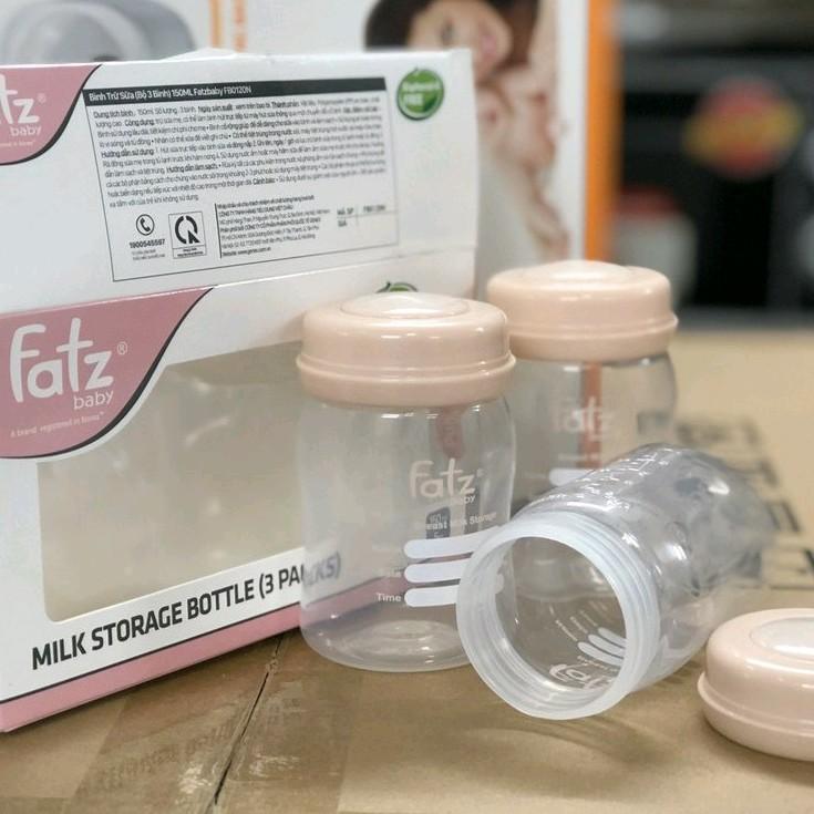 Set 3 bình trữ sữa 150ml tiết kiệm chi phí trữ sữa mẹ và tái có thể sử dụng.