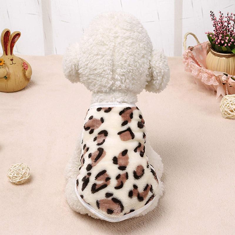 Cartoon Dog Vest Winter Warm Velvet Puppy Clothes Soft Comfortable Chihuahua Pullover Cute Love Printed Cat Coat Pet Supplies 0