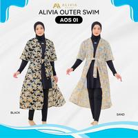 Gambar ALIVIA HOUSE - ALIVIA OUTER SWIM 01 Outer Swimwear kimono luaran berenang wanita - Sand, ALL SIZE dari Alivia House Official Kota Tangerang Selatan 1 Tokopedia