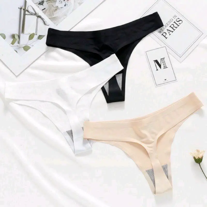 Sét 5 Quần Su LK Không Lộ Viền Đáy Cotton Kháng Khuẩn Free Size 40-60 Kg Nữ Women Voi Quần Lót