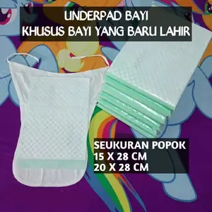 UNDERPAD ISI 20 LBAR UNTUK BAYI  Baru lahir Diaper popok baby happy popok Perlak