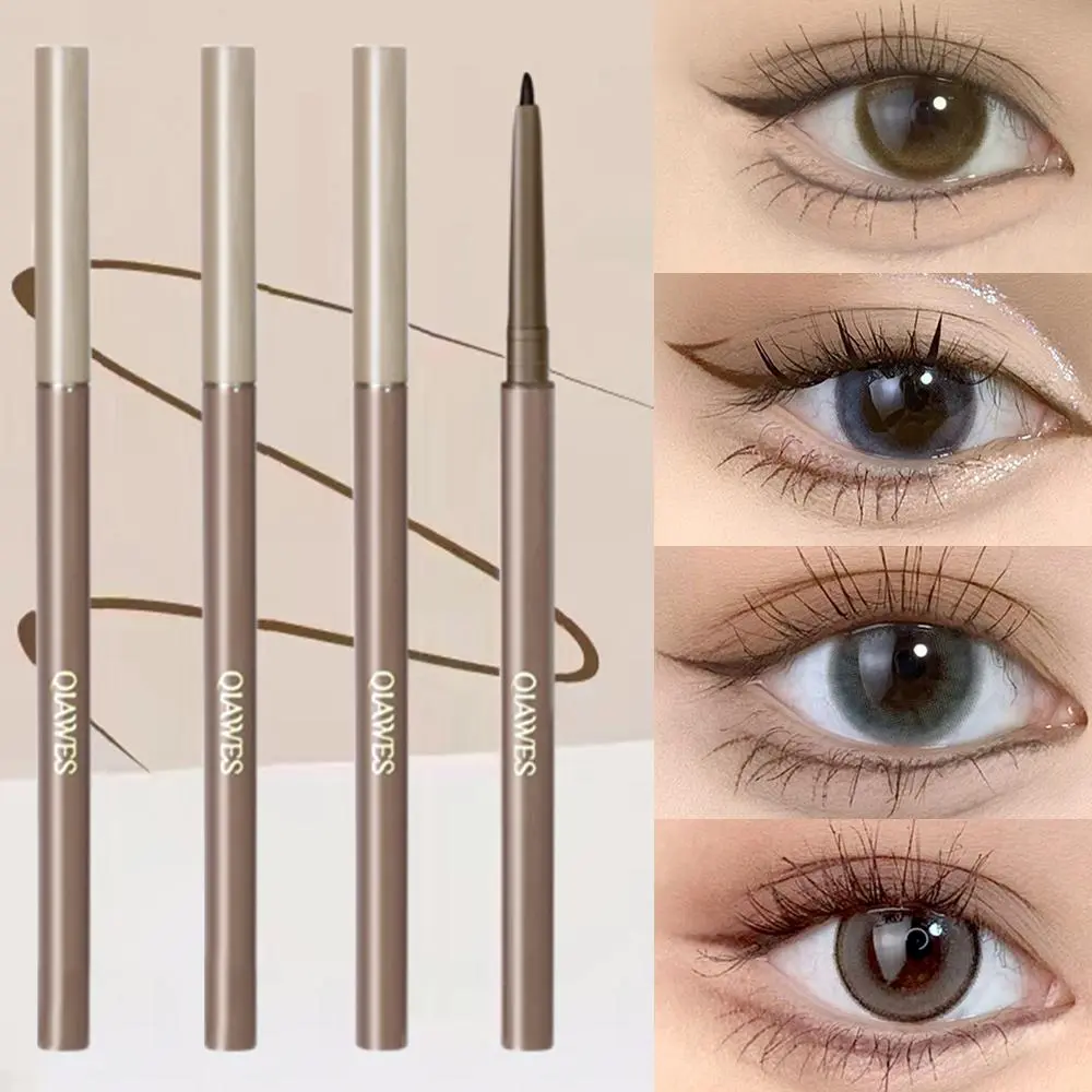 Black Brown Gel Eyeliner Pencil Waterproof Eyeliner Gel Pen Long Lasting Smooth Pencil Eye Makeup