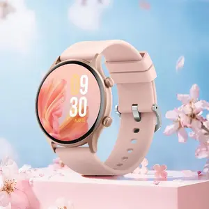 【24H ship】 BOZLUN  B53S Smartwatch Jam Tangan Pintar - Jam Tangan Pria & Wanita dengan Layar TFT 1.39 Inci HD, Bluetooth, Kalkulator, Branded Ori | Smartwatch Sport & Sehari-hari - Pink