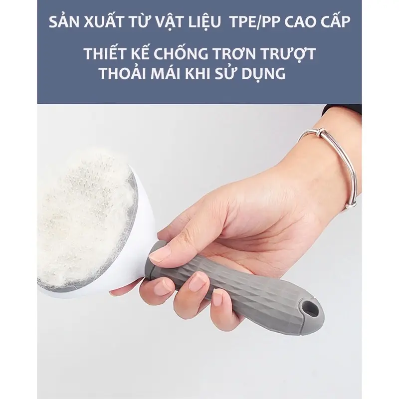Lược chải lông chó mèo có nút bấm CHÍNH HÃNG CLEAN size to chải lông chó mèo 4