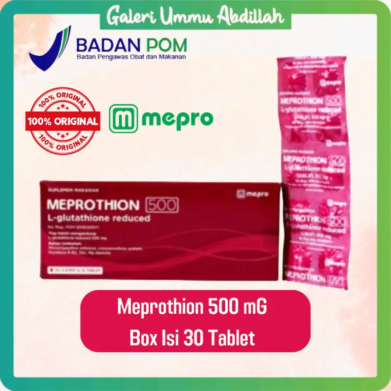 Bundling Meprothion 500mg + Proxidan 400IU Per BOX Isi 30 2