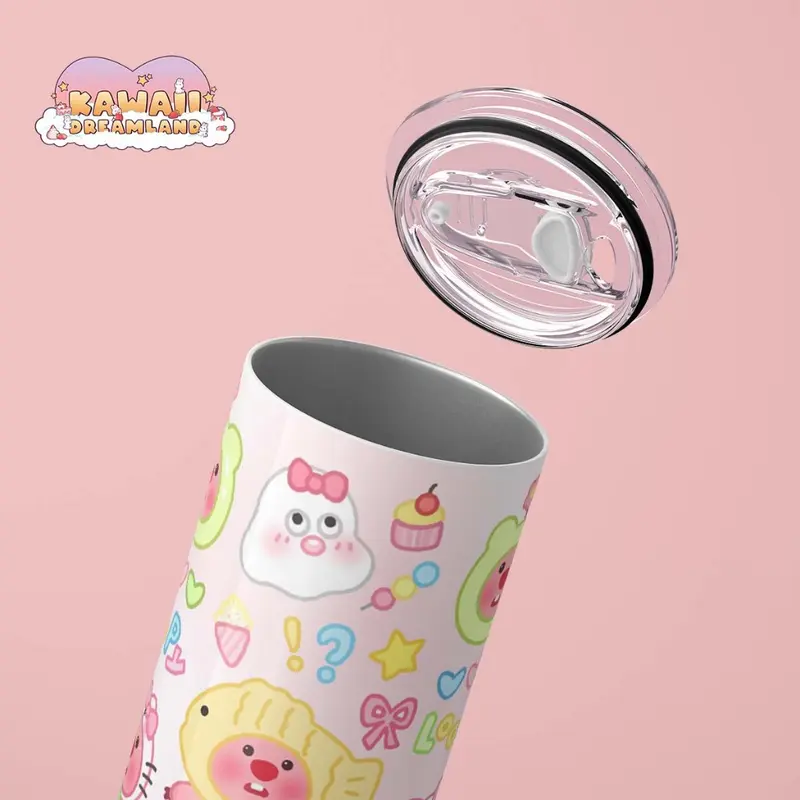 Bình giữ nhiệt cute hình Loopy - 600ml - Inox 304 - Tặng Túi Xách - Kawaii Dreamland 4
