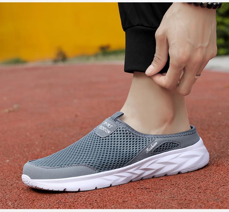 Product Introduction of Sneakers Casual Shoes for Men Breathable Summer Lightweight Comfortable Black Slip-On Driving Walking Shoes Tenis Masculino Boy Runner 47