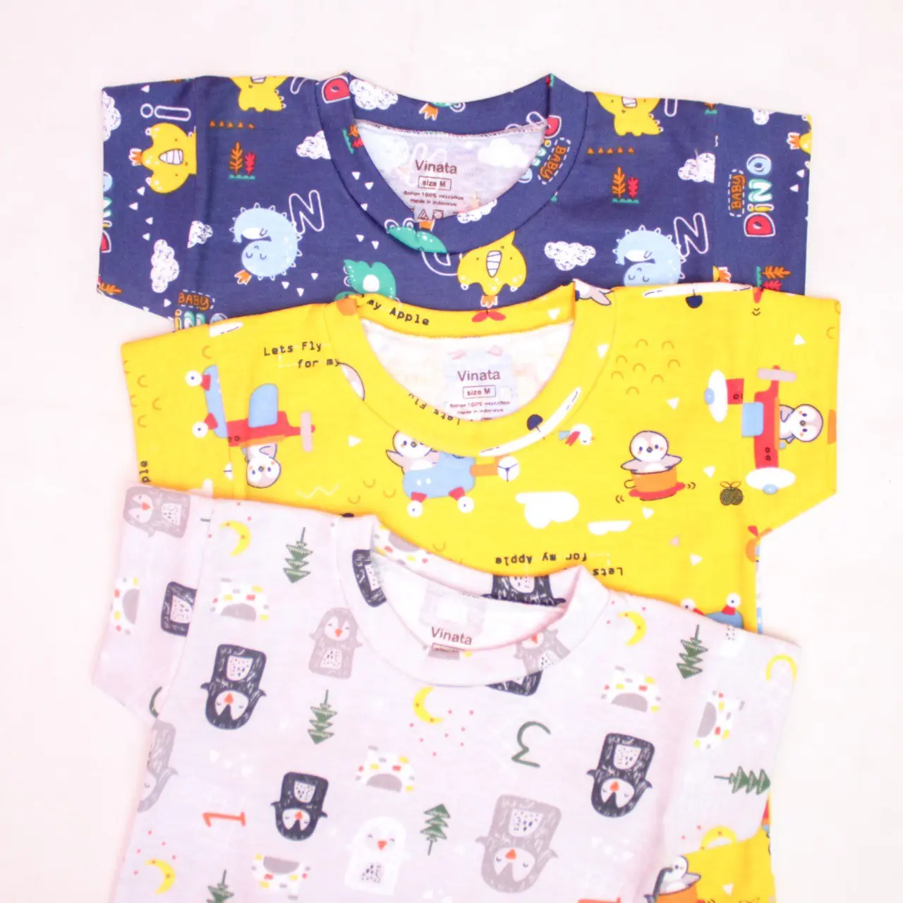 SALE!!!6PCS OBLONG VINATA FULL PRINT SML&XL-OBLONG BABY MURAH BERKUALITAS