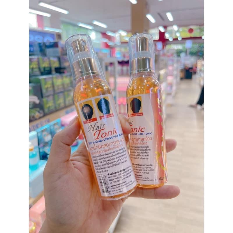 [ 2 xịt ] Combo 2 Chai Xịt Hỗ Trợ Mọc Tóc Genive Hair Tonic 120ml Thái Lan
