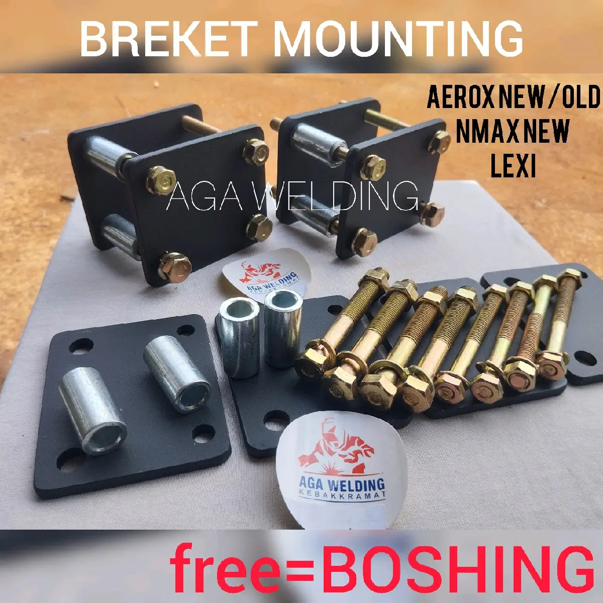Breket pemanjang mounting AEROX,NMAX,LEXI Motor