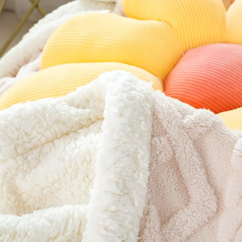 Autumn Homeware Bed Blanket, 1 Count 500GSM Fleece Soft Throw Blanket, Soft Comfortable Throw Blanket for Home Office, Durable Bedroom Decor, House Accessories, Christmas Gifts 8