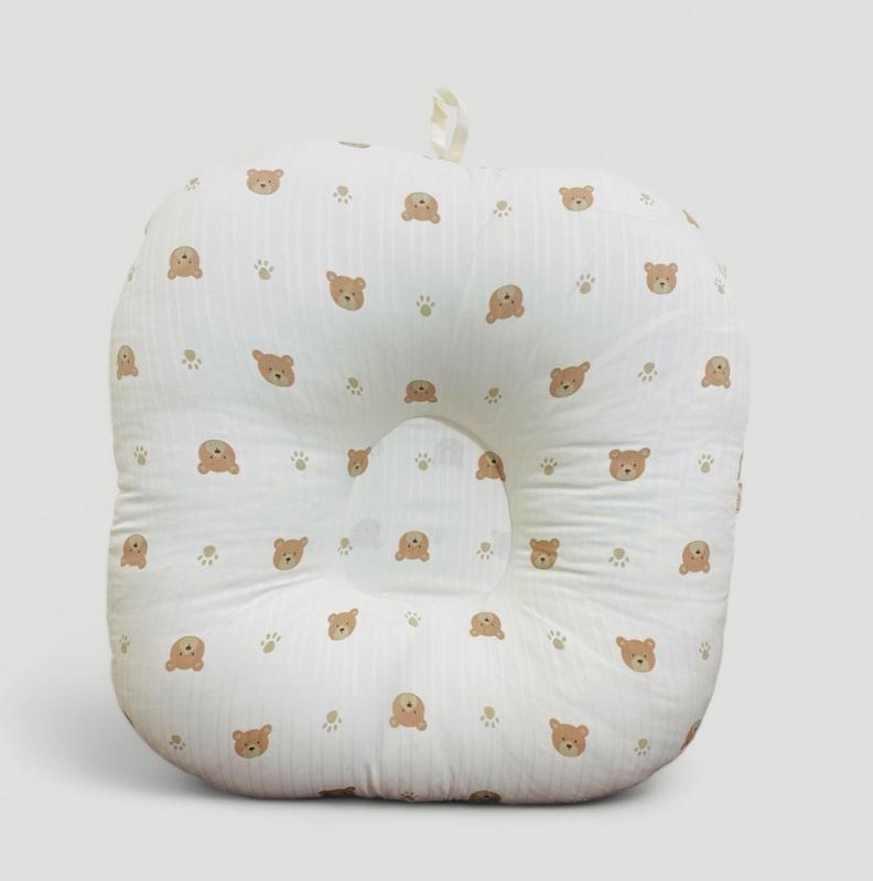 Gối chống trào ngược cho bé  Hàng loại 1 ( Ruột gối sử dụng BÔNG HẠT cao cấp  chống xẹp lún  ) size 70x70cm Xốp  Gối Ngủ Vietnam Multicoloured Kem Nhộng Chũn gối  cho